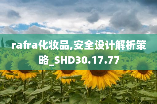 rafra化妆品,安全设计解析策略_SHD30.17.77