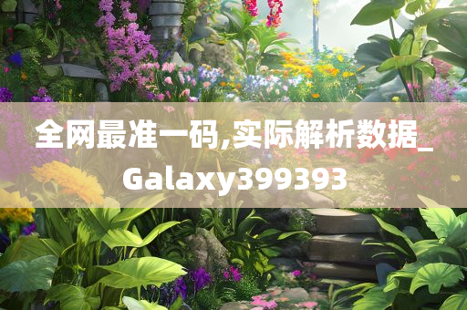 全网最准一码,实际解析数据_Galaxy399393