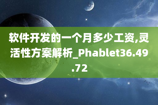 软件开发的一个月多少工资,灵活性方案解析_Phablet36.49.72