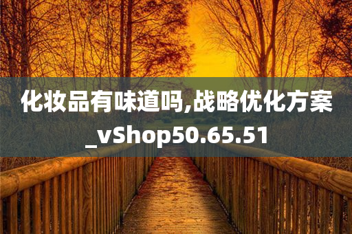 化妆品有味道吗,战略优化方案_vShop50.65.51