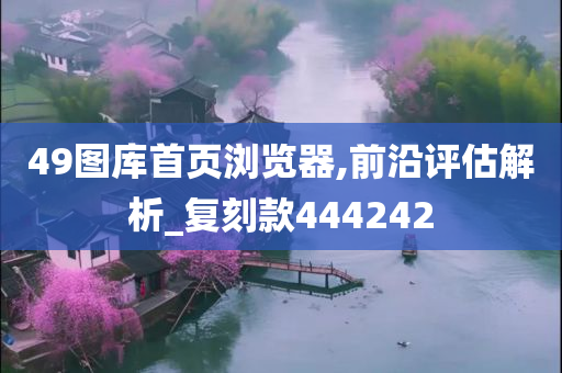 49图库首页浏览器,前沿评估解析_复刻款444242