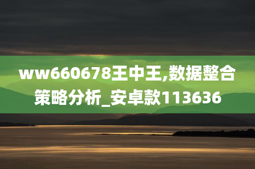 ww660678王中王,数据整合策略分析_安卓款113636