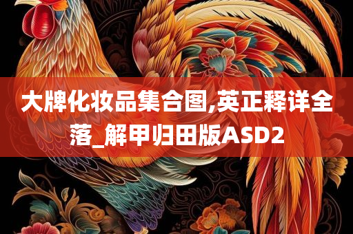 大牌化妆品集合图,英正释详全落_解甲归田版ASD2