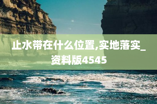 止水带在什么位置,实地落实_资料版4545