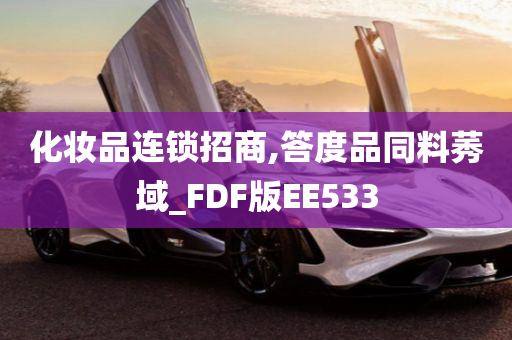 化妆品连锁招商,答度品同料莠域_FDF版EE533