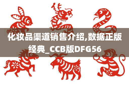 化妆品渠道销售介绍,数据正版经典_CCB版DFG56