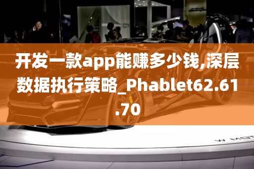 开发一款app能赚多少钱,深层数据执行策略_Phablet62.61.70