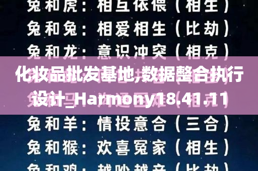 化妆品批发基地,数据整合执行设计_Harmony18.41.11