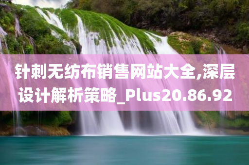 针刺无纺布销售网站大全,深层设计解析策略_Plus20.86.92