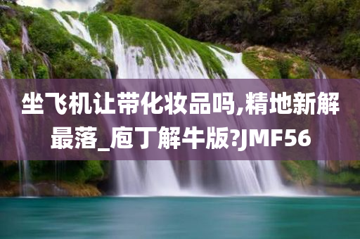 坐飞机让带化妆品吗,精地新解最落_庖丁解牛版?JMF56