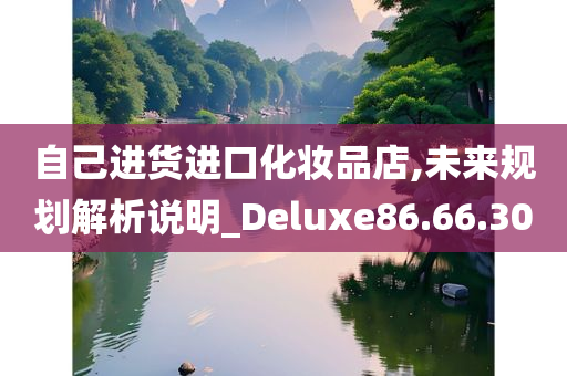 自己进货进口化妆品店,未来规划解析说明_Deluxe86.66.30