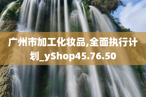 广州市加工化妆品,全面执行计划_yShop45.76.50