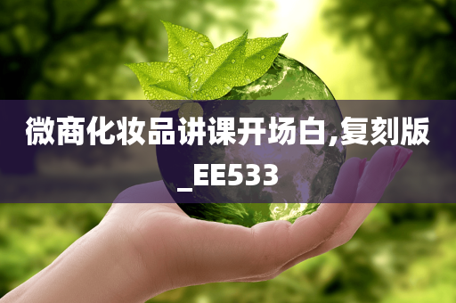 微商化妆品讲课开场白,复刻版_EE533