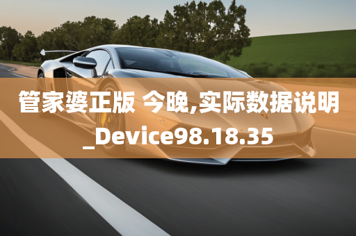 管家婆正版 今晚,实际数据说明_Device98.18.35