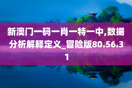 新澳门一码一肖一特一中,数据分析解释定义_冒险版80.56.31