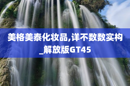 美格美泰化妆品,详不数数实构_解放版GT45