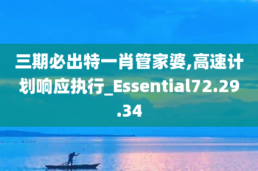 三期必出特一肖管家婆,高速计划响应执行_Essential72.29.34