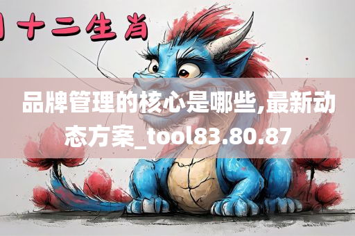 品牌管理的核心是哪些,最新动态方案_tool83.80.87