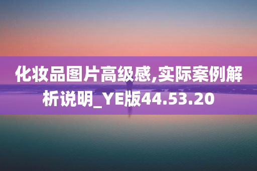 化妆品图片高级感,实际案例解析说明_YE版44.53.20