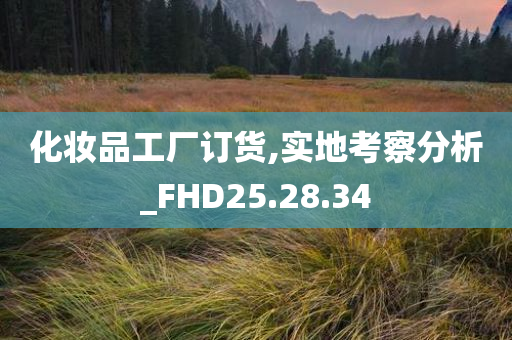 化妆品工厂订货,实地考察分析_FHD25.28.34