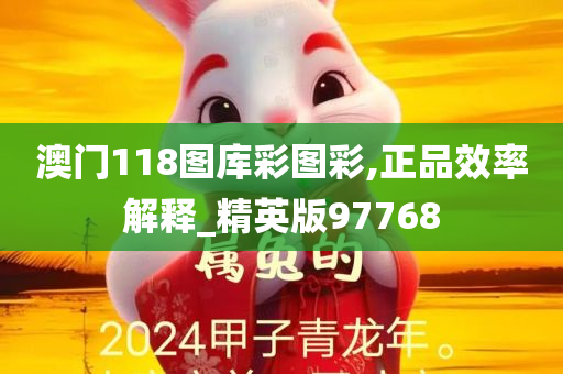 澳门118图库彩图彩,正品效率解释_精英版97768