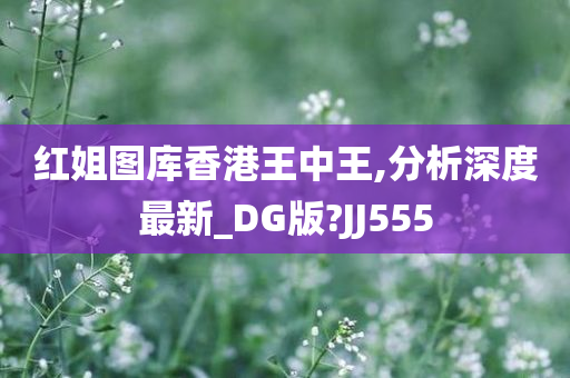 红姐图库香港王中王,分析深度最新_DG版?JJ555