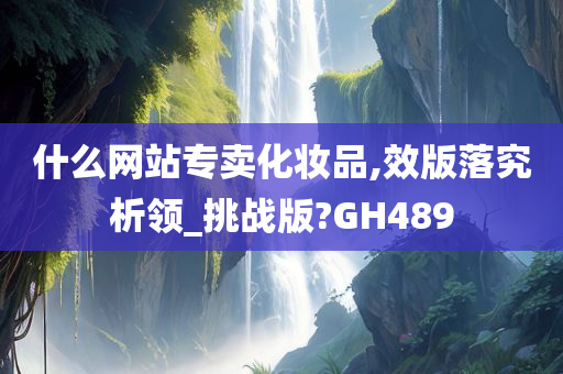 什么网站专卖化妆品,效版落究析领_挑战版?GH489