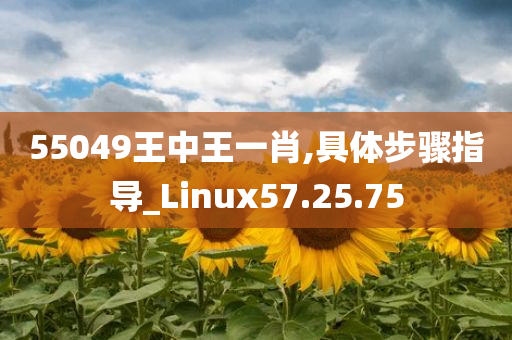 55049王中王一肖,具体步骤指导_Linux57.25.75