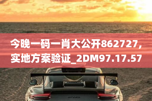 今晚一码一肖大公开862727,实地方案验证_2DM97.17.57