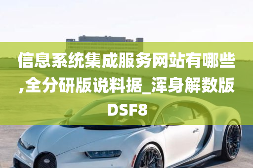 信息系统集成服务网站有哪些,全分研版说料据_浑身解数版DSF8