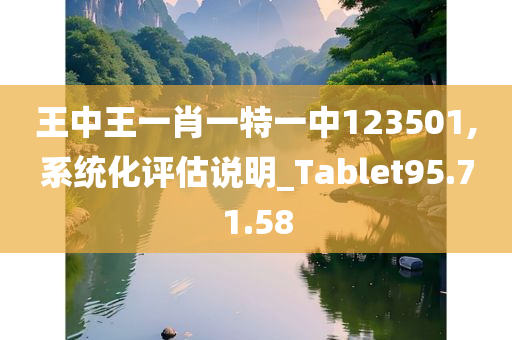 王中王一肖一特一中123501,系统化评估说明_Tablet95.71.58