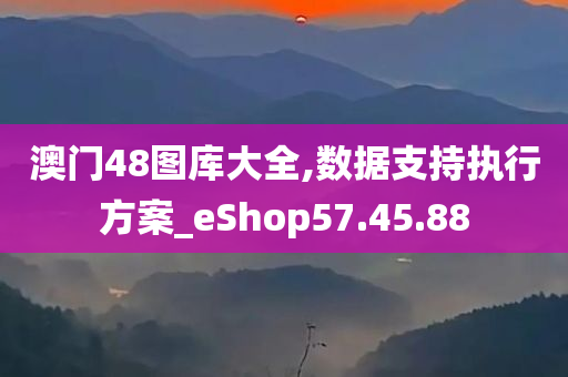 澳门48图库大全,数据支持执行方案_eShop57.45.88