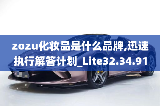 zozu化妆品是什么品牌,迅速执行解答计划_Lite32.34.91