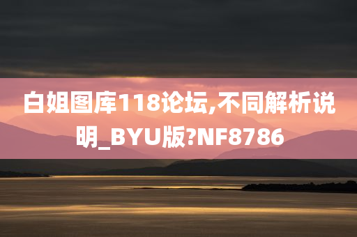 白姐图库118论坛,不同解析说明_BYU版?NF8786