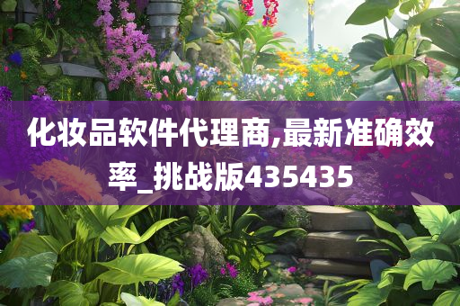 化妆品软件代理商,最新准确效率_挑战版435435