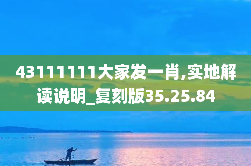 43111111大家发一肖,实地解读说明_复刻版35.25.84