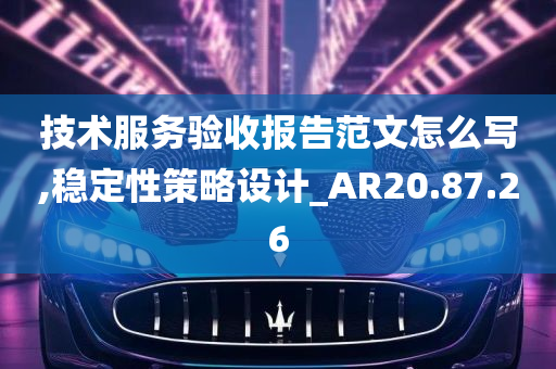 技术服务验收报告范文怎么写,稳定性策略设计_AR20.87.26