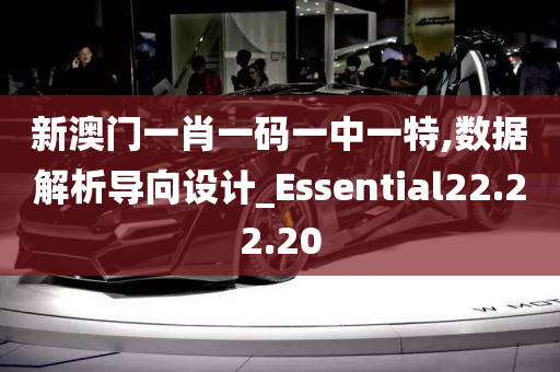 新澳门一肖一码一中一特,数据解析导向设计_Essential22.22.20