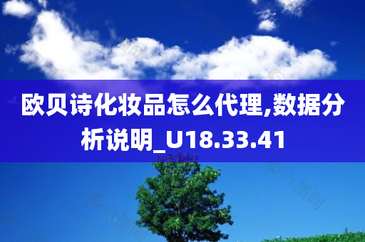 欧贝诗化妆品怎么代理,数据分析说明_U18.33.41