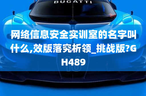 网络信息安全实训室的名字叫什么,效版落究析领_挑战版?GH489