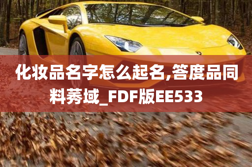 化妆品名字怎么起名,答度品同料莠域_FDF版EE533