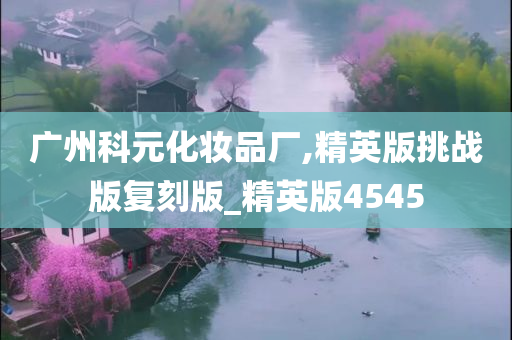 广州科元化妆品厂,精英版挑战版复刻版_精英版4545