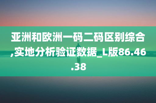 亚洲和欧洲一码二码区别综合,实地分析验证数据_L版86.46.38