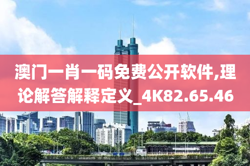 澳门一肖一码免费公开软件,理论解答解释定义_4K82.65.46