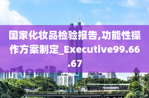 国家化妆品检验报告,功能性操作方案制定_Executive99.66.67