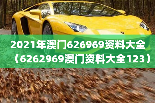 2021年澳门626969资料大全（6262969澳门资料大全123）