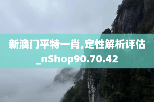 新澳门平特一肖,定性解析评估_nShop90.70.42