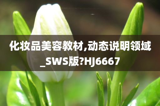 化妆品美容教材,动态说明领域_SWS版?HJ6667