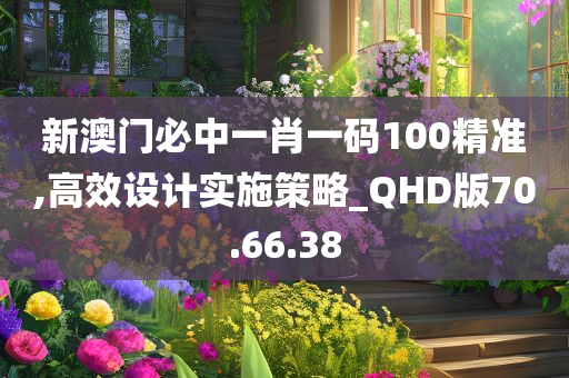 新澳门必中一肖一码100精准,高效设计实施策略_QHD版70.66.38