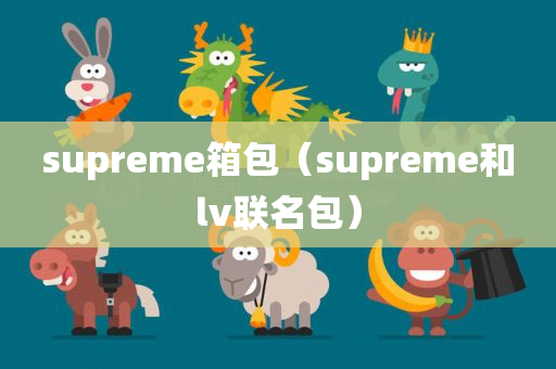 supreme箱包（supreme和lv联名包）